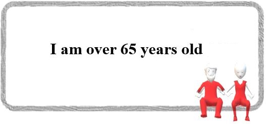 Online eligibility criteria questionnaire - I am over 65 years old question button